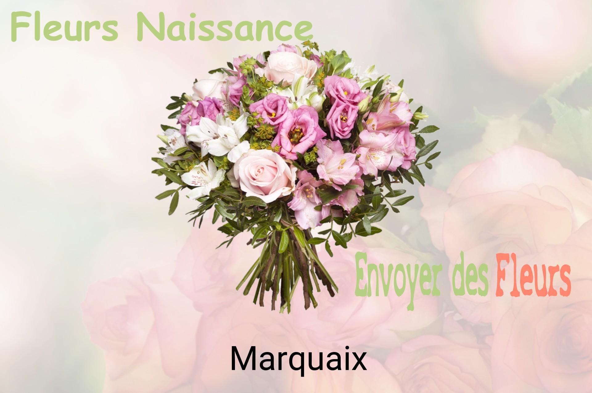 Bouquet de fleurs de naissance livré à Marquaix